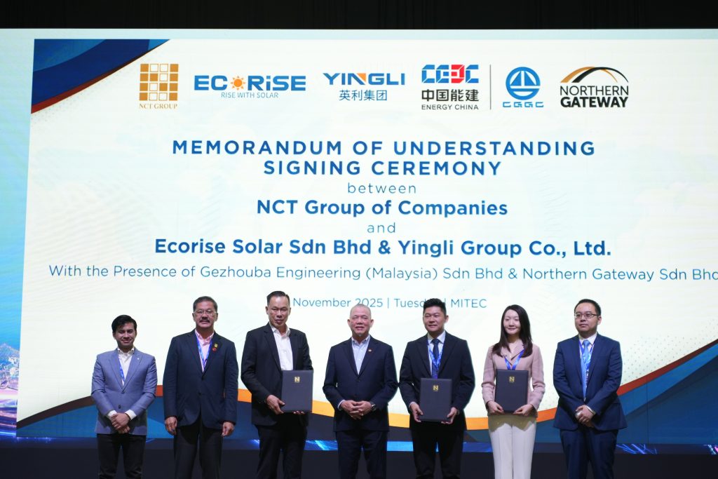 NCT Group, Ecorise Solar and Yingli Group to develop solar farm in Bukit Kayu Hitam, Kedah